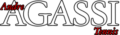 Andre Agassi Tennis logo for Sega Mega Drive